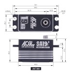 Original AGFRC SA19 Steel Gear 8.4V 19KG 0.073s Low Profile Smart Winch 360 Degree Digital Programmable Brushless RC Car Robo